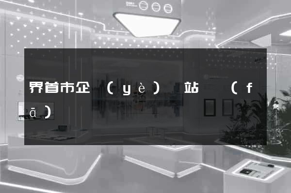 界首市企業(yè)網站開發(fā)