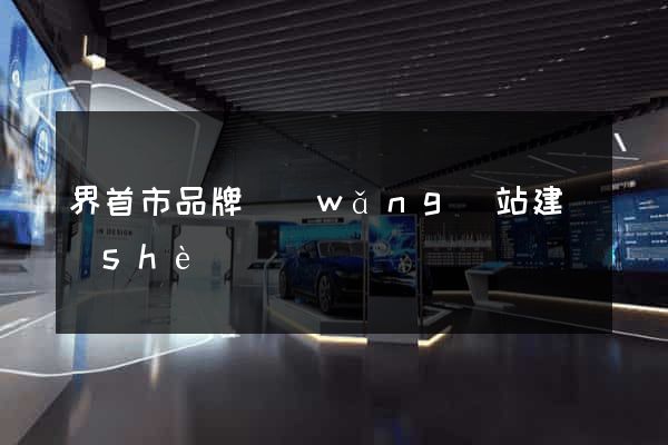 界首市品牌網(wǎng)站建設(shè)