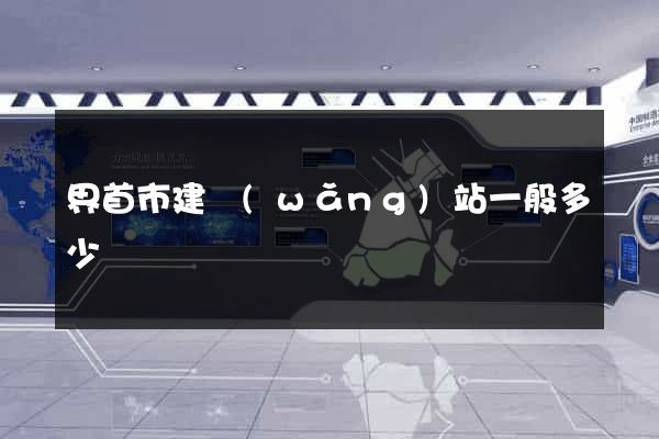 界首市建網(wǎng)站一般多少錢