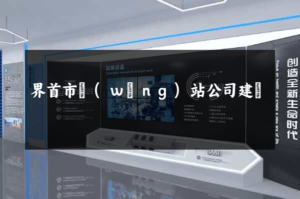 界首市網(wǎng)站公司建設