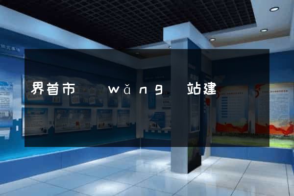 界首市網(wǎng)站建設