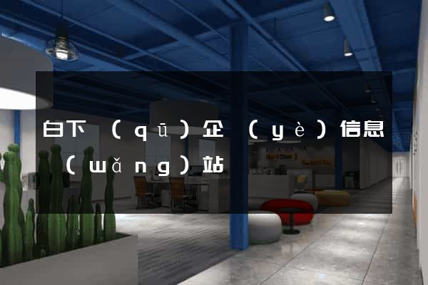 白下區(qū)企業(yè)信息網(wǎng)站