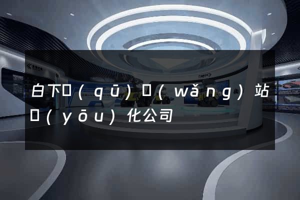 白下區(qū)網(wǎng)站優(yōu)化公司