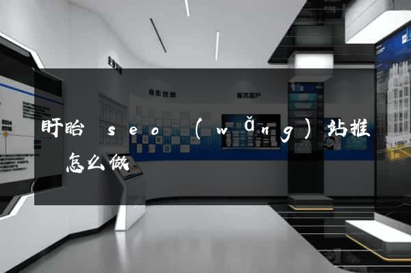 盱眙縣seo網(wǎng)站推廣怎么做