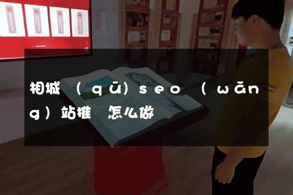 相城區(qū)seo網(wǎng)站推廣怎么做