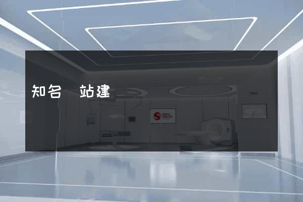 知名網站建設