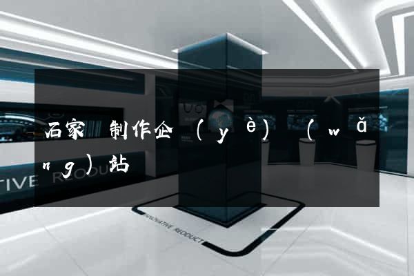 石家莊制作企業(yè)網(wǎng)站