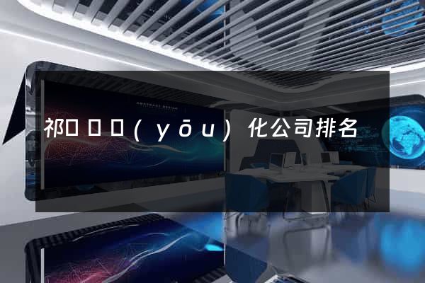 祁門縣優(yōu)化公司排名