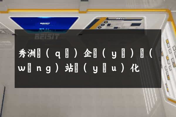 秀洲區(qū)企業(yè)網(wǎng)站優(yōu)化