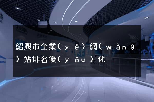 紹興市企業(yè)網(wǎng)站排名優(yōu)化