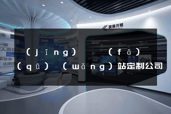 經(jīng)濟開發(fā)區(qū)網(wǎng)站定制公司