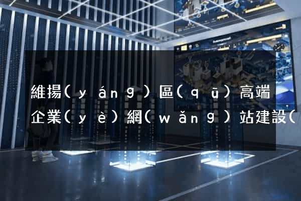維揚(yáng)區(qū)高端企業(yè)網(wǎng)站建設(shè)公司