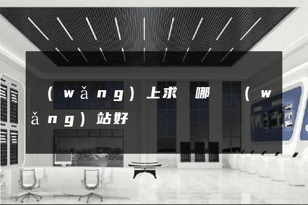 網(wǎng)上求職哪個網(wǎng)站好