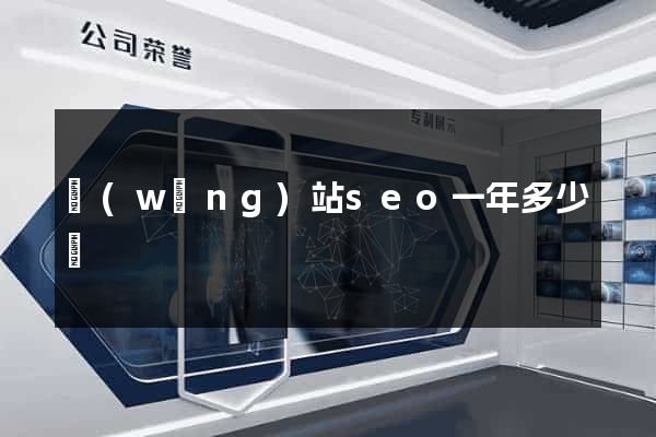 網(wǎng)站seo一年多少錢