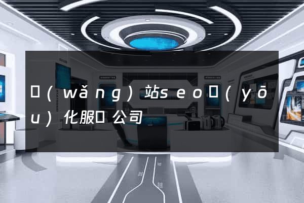 網(wǎng)站seo優(yōu)化服務公司