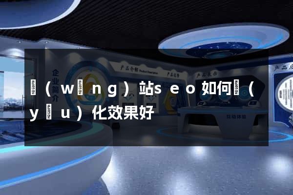 網(wǎng)站seo如何優(yōu)化效果好