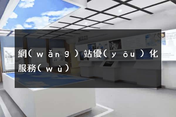 網(wǎng)站優(yōu)化服務(wù)