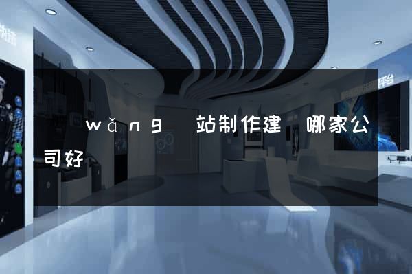 網(wǎng)站制作建設哪家公司好