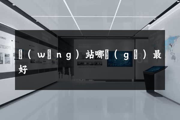 網(wǎng)站哪個(gè)最好