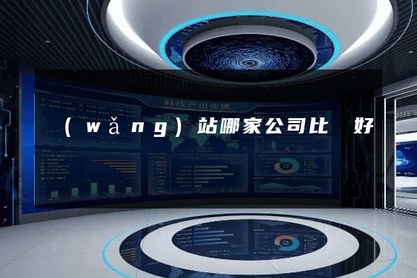 網(wǎng)站哪家公司比較好