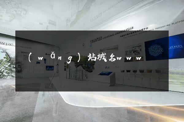 網(wǎng)站域名www