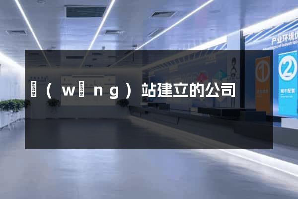 網(wǎng)站建立的公司