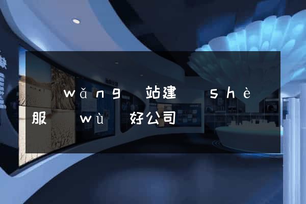 網(wǎng)站建設(shè)服務(wù)好公司
