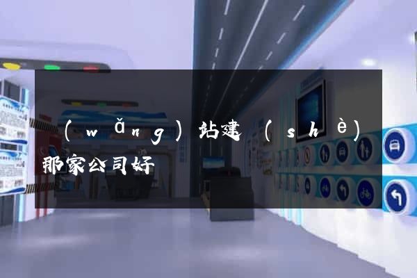 網(wǎng)站建設(shè)那家公司好