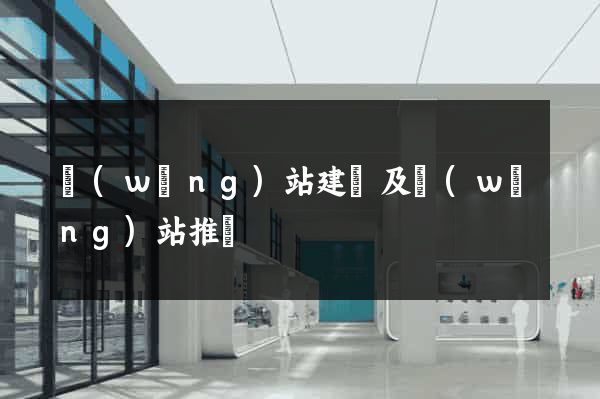 網(wǎng)站建設及網(wǎng)站推廣
