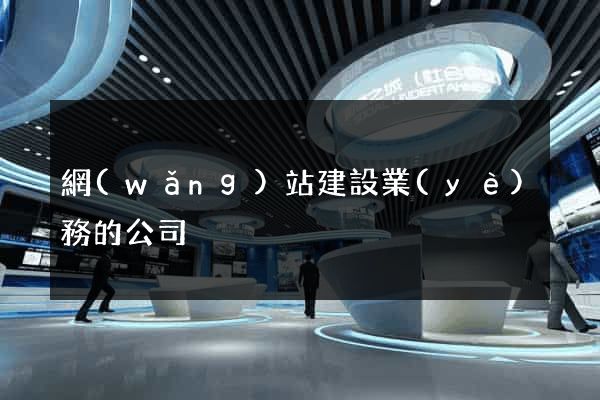 網(wǎng)站建設業(yè)務的公司