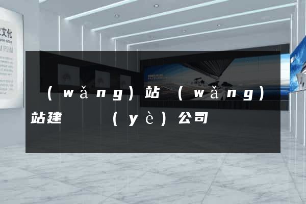 網(wǎng)站網(wǎng)站建設專業(yè)公司