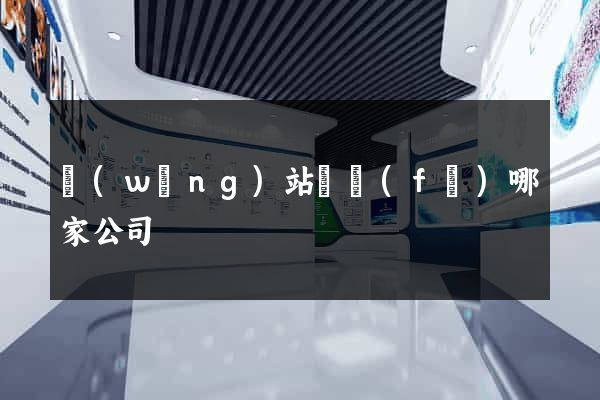 網(wǎng)站開發(fā)哪家公司