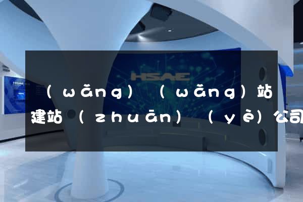 網(wǎng)網(wǎng)站建站專(zhuān)業(yè)公司