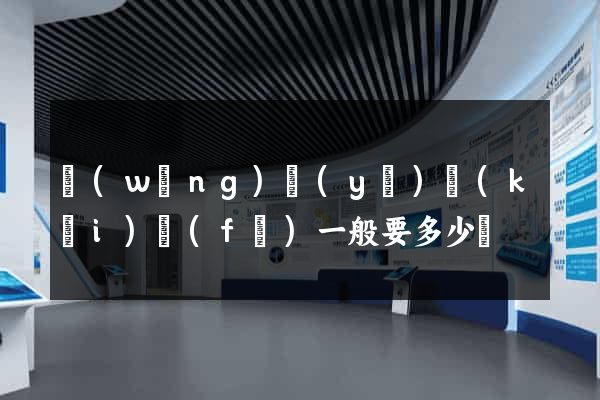 網(wǎng)頁(yè)開(kāi)發(fā)一般要多少錢