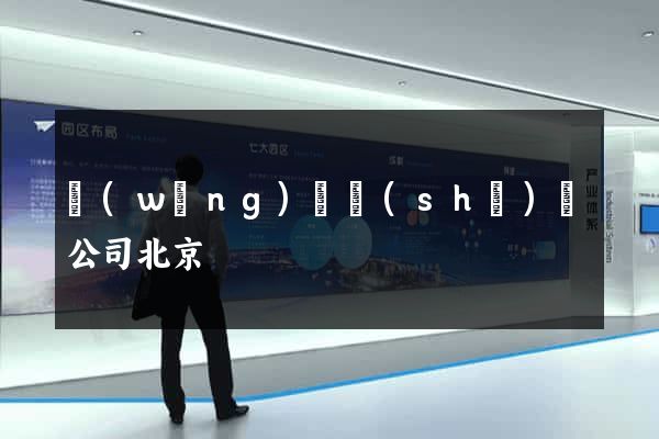 網(wǎng)頁設(shè)計公司北京