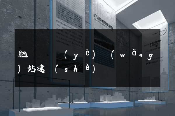 肥東縣專業(yè)網(wǎng)站建設(shè)