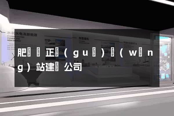 肥東縣正規(guī)網(wǎng)站建設公司