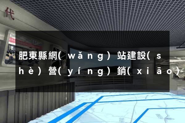 肥東縣網(wǎng)站建設(shè)營(yíng)銷(xiāo)型