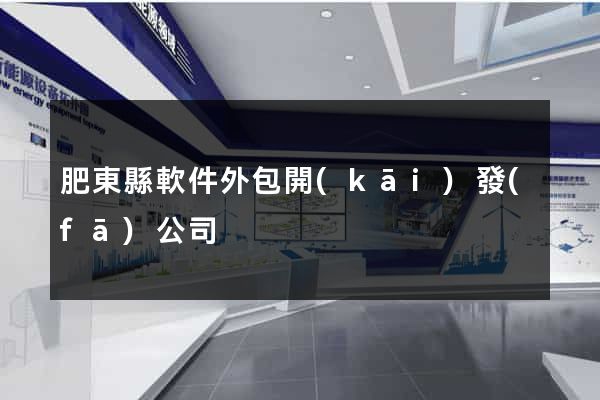 肥東縣軟件外包開(kāi)發(fā)公司