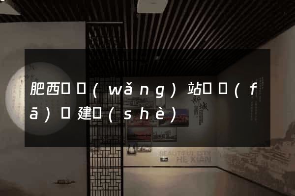 肥西縣網(wǎng)站開發(fā)與建設(shè)