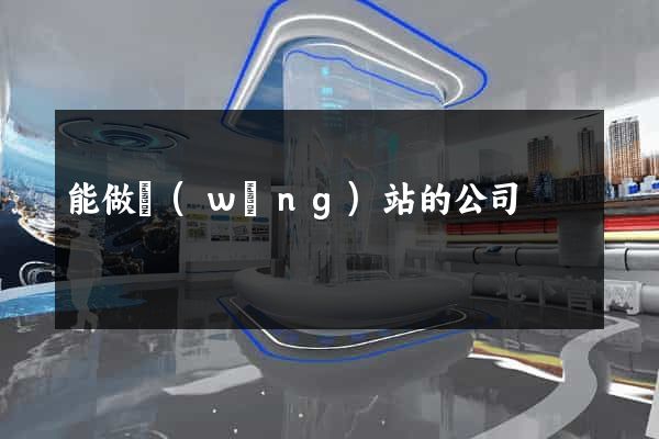 能做網(wǎng)站的公司