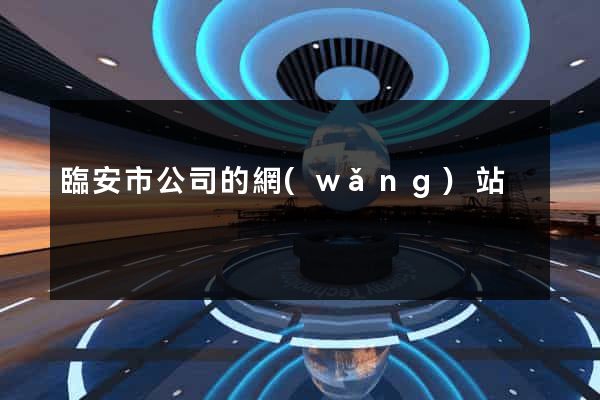 臨安市公司的網(wǎng)站