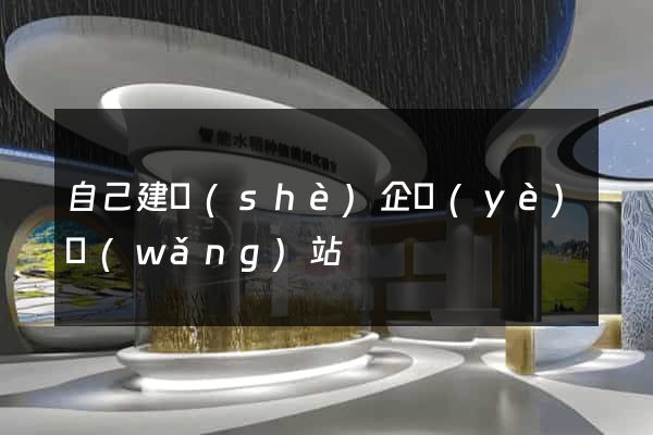 自己建設(shè)企業(yè)網(wǎng)站