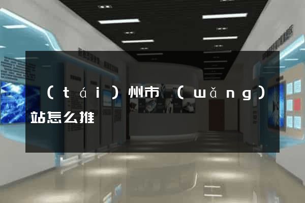臺(tái)州市網(wǎng)站怎么推廣