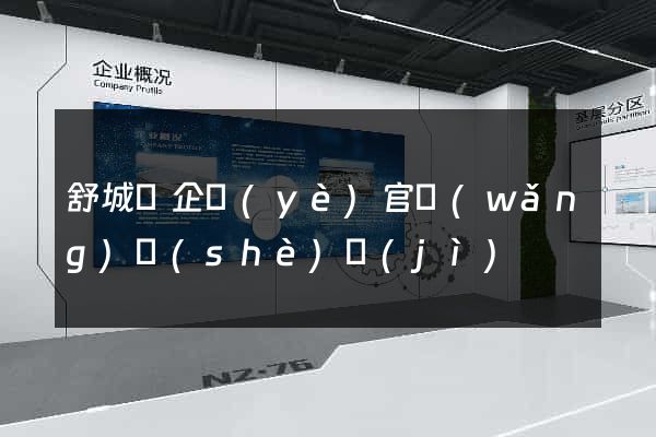 舒城縣企業(yè)官網(wǎng)設(shè)計(jì)