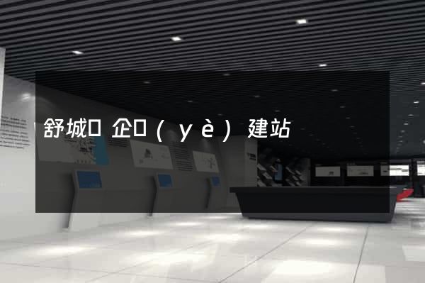 舒城縣企業(yè)建站