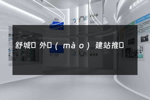 舒城縣外貿(mào)建站推廣