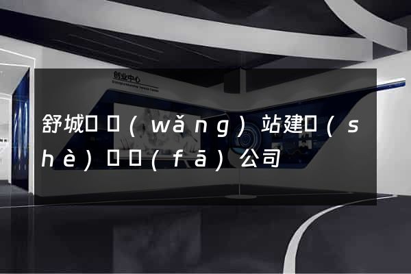 舒城縣網(wǎng)站建設(shè)開發(fā)公司