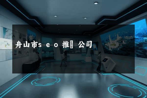 舟山市seo推廣公司