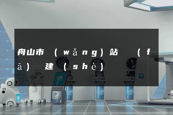 舟山市網(wǎng)站開發(fā)與建設(shè)
